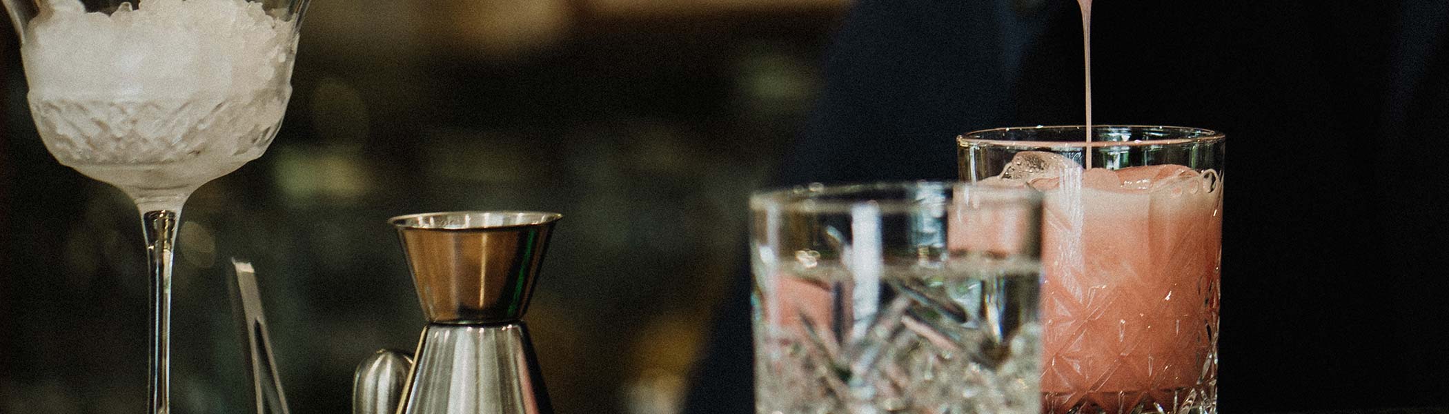 Zubereitung von Drinks an der Teke