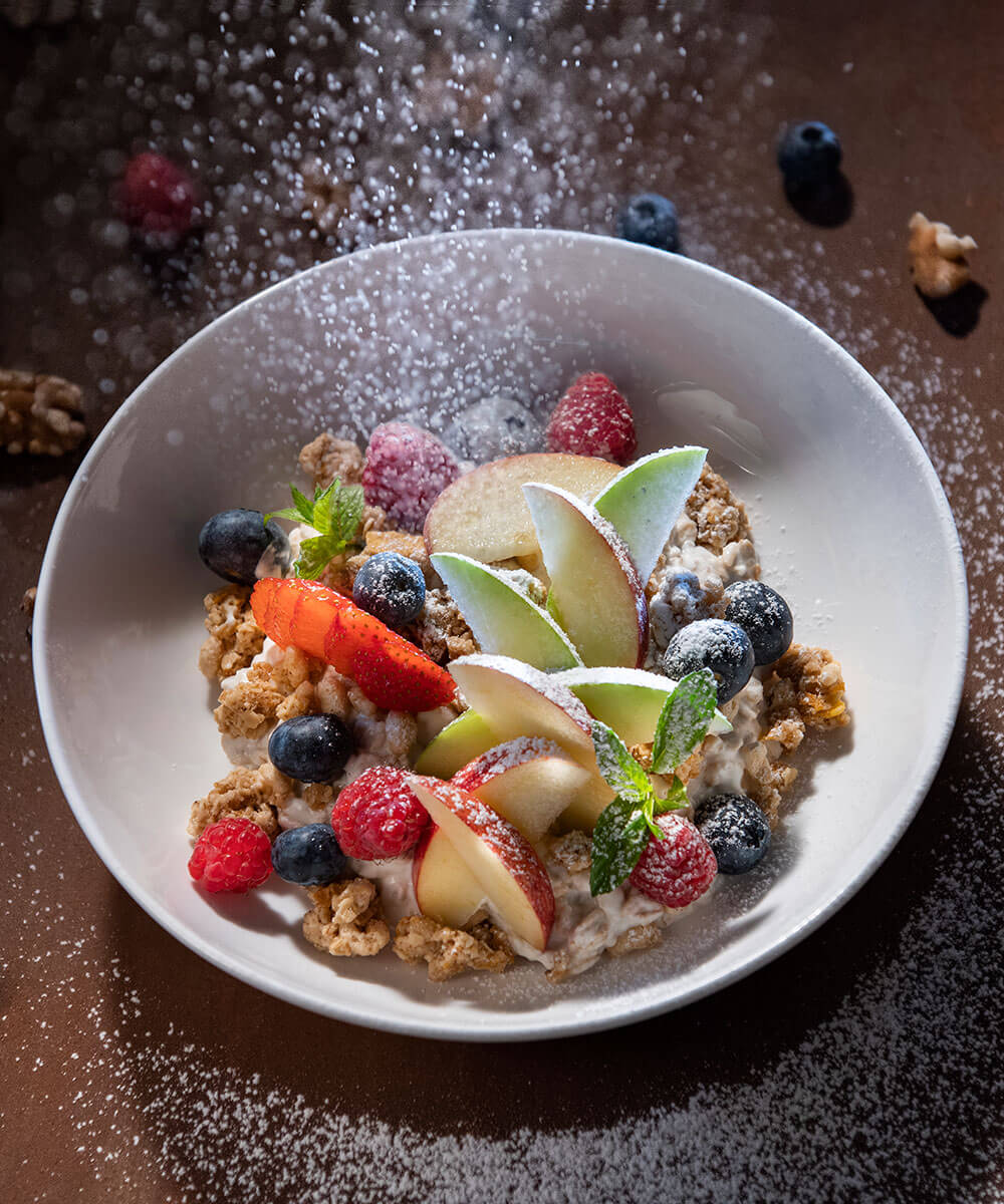 Muesli con frutta