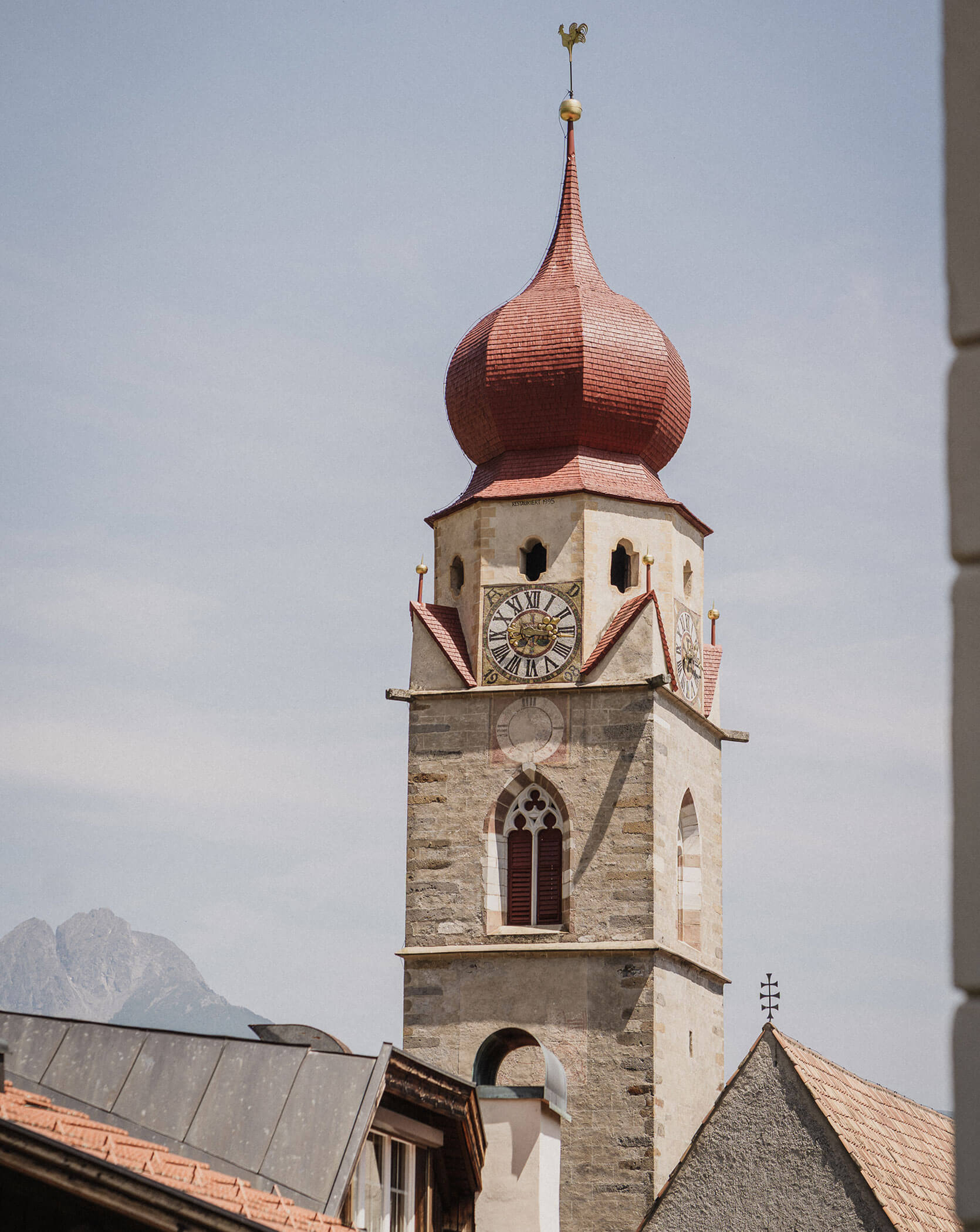 Blick auf Kirche