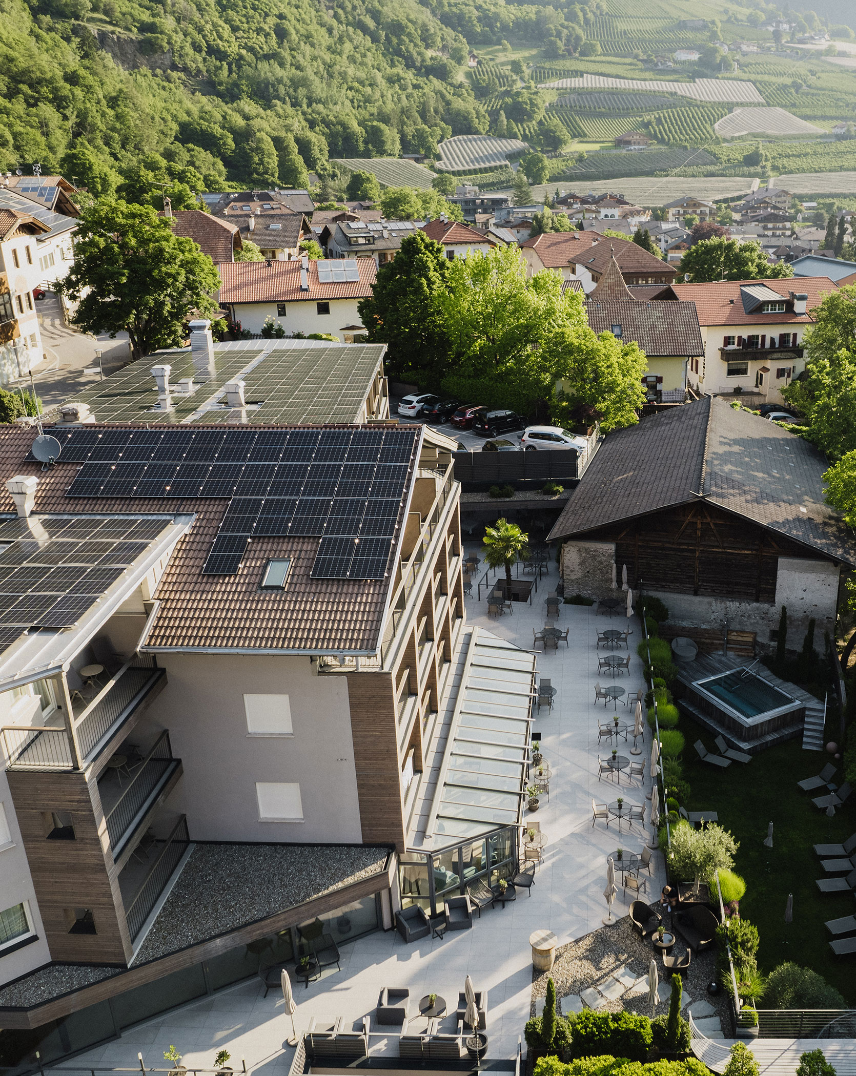 Photovoltaik analoge Stachelburg